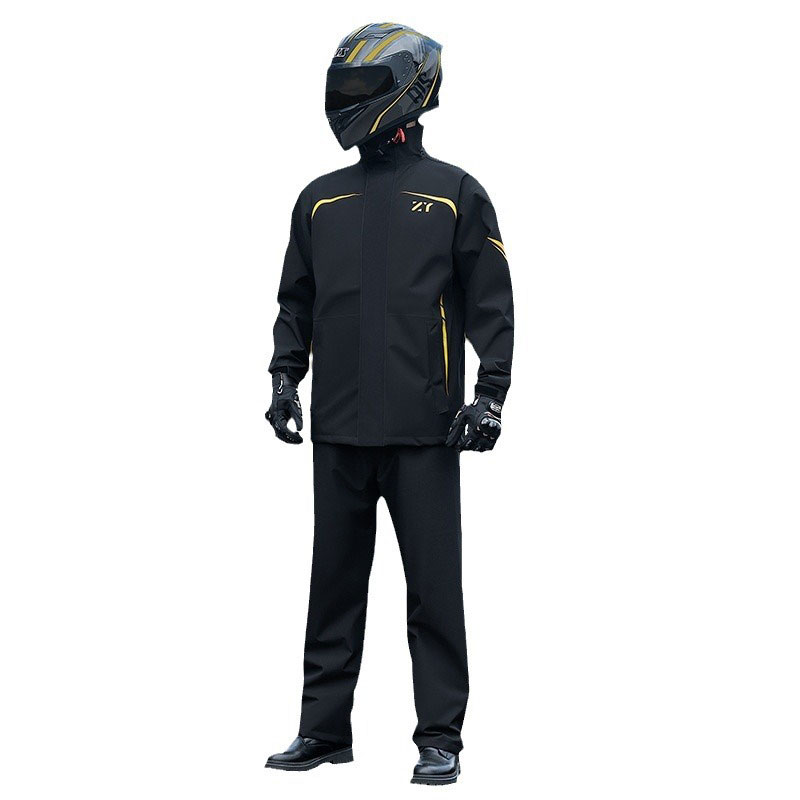 Cycling Gear Jacket - Chubasquero derramado para motocicleta, pantalones, chaqueta