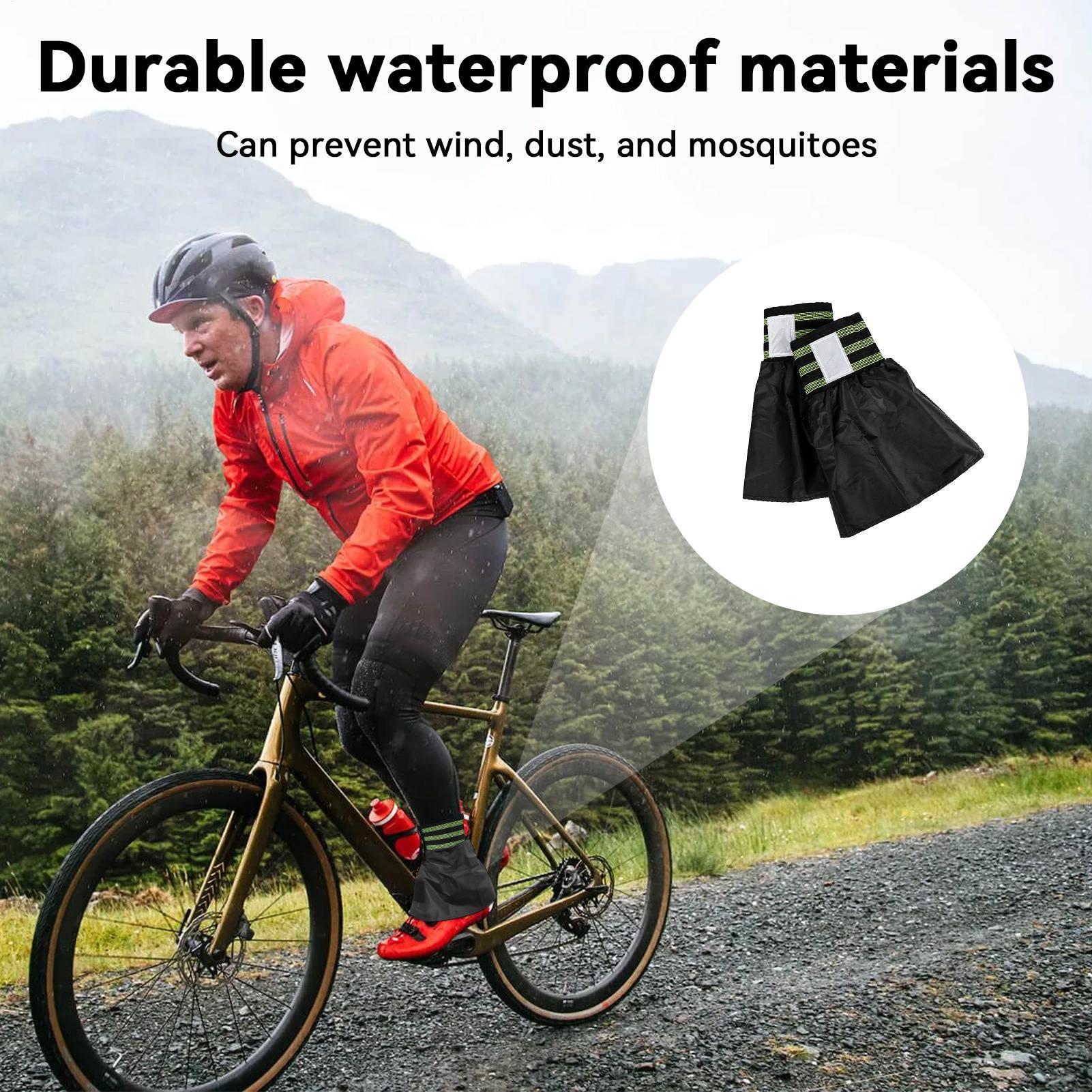 Cycling Protective Gear - Polainas impermeables y transpirables para ciclismo,