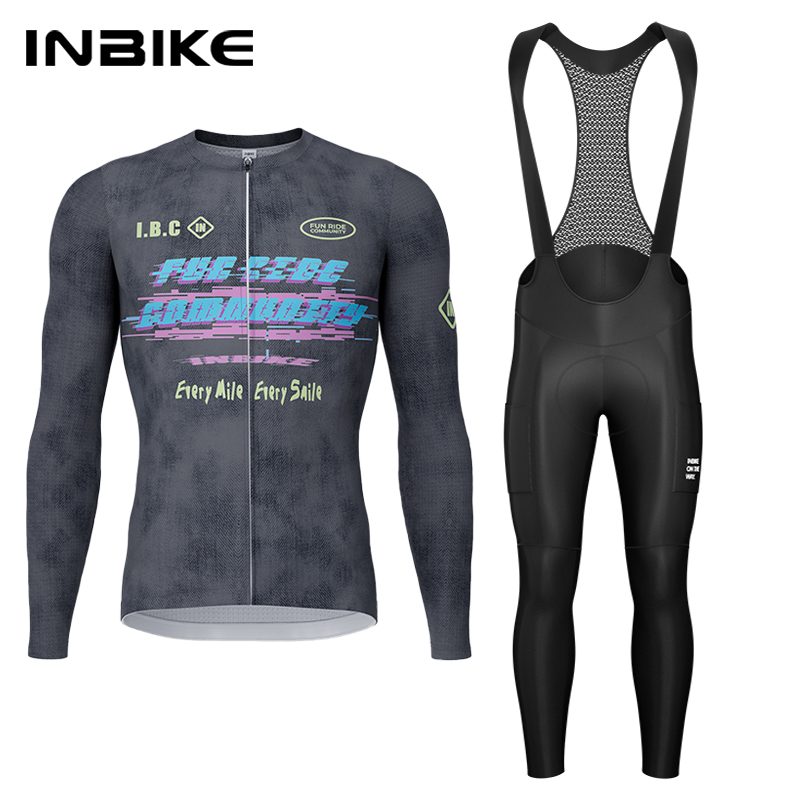 Cycling Gear Waterproof - INBIKE-Conjunto de ciclismo para hombre, Jersey