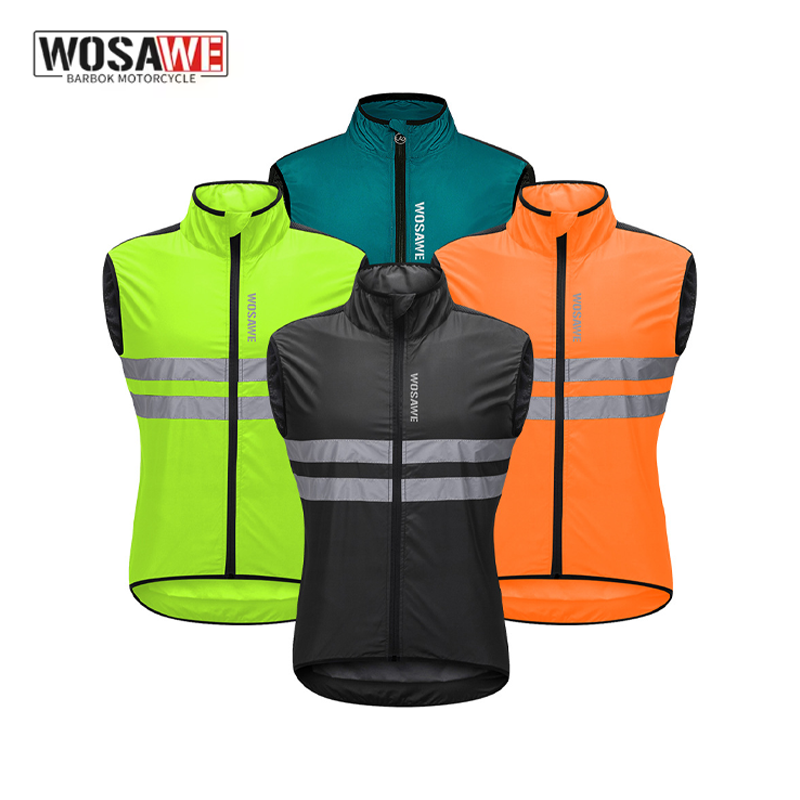 Cycling Gear Jacket - Chaleco Cortavientos para Ciclismo WOSAWE para