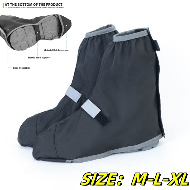 Cycling Shoe Covers - Cubrezapatos Impermeables Oxford Duraderos, Reutilizables, para