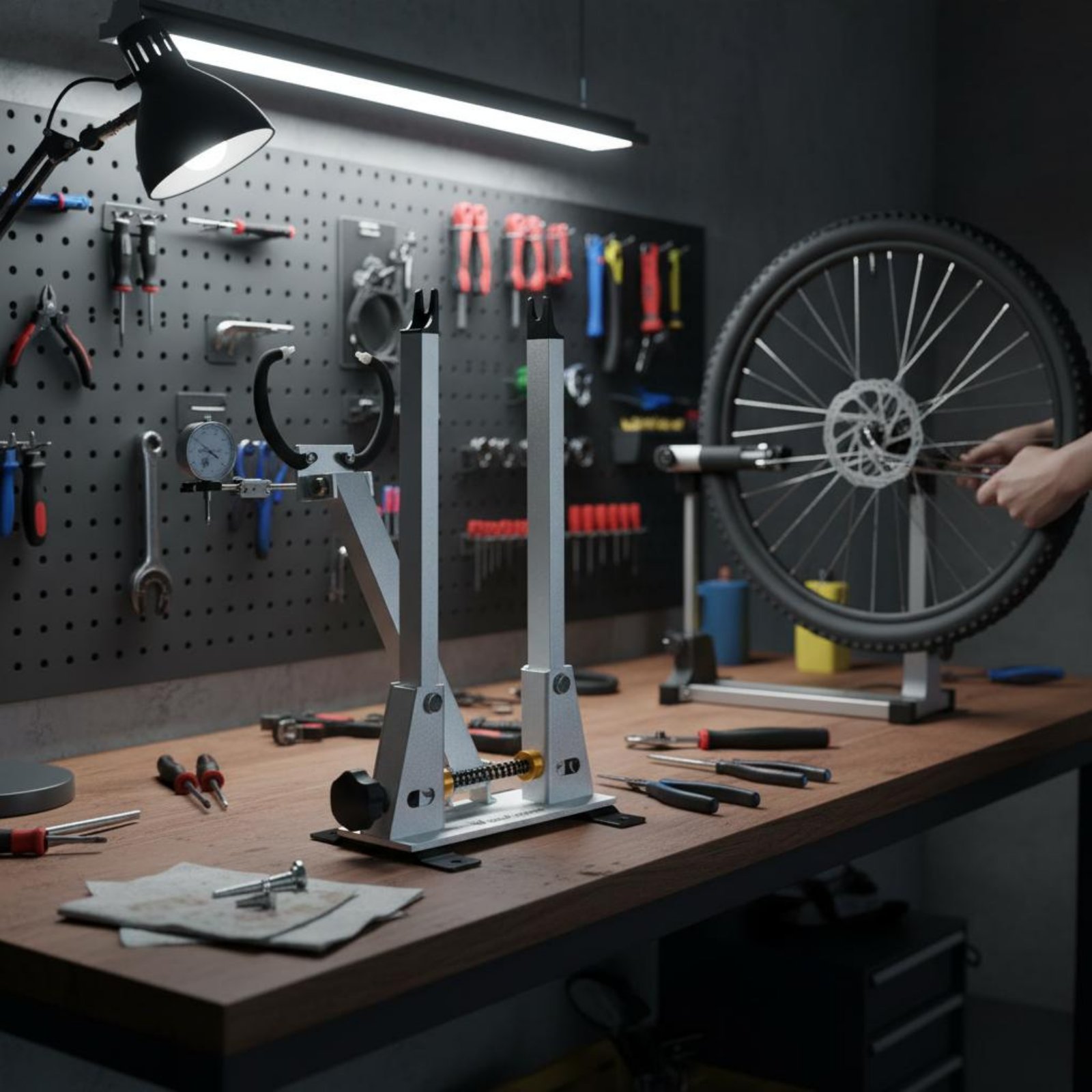 Soporte de Centrado de Ruedas  - Cycling Gear Stand reseña y precio