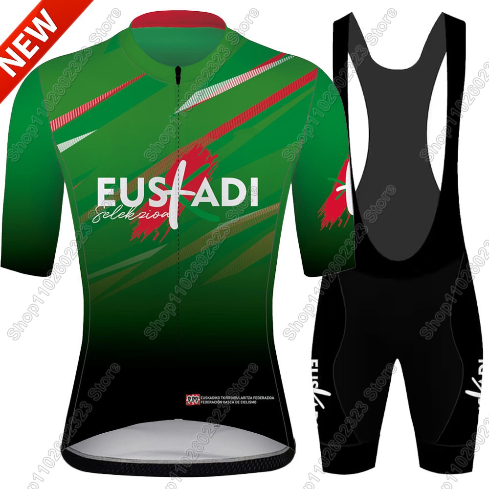 Conjunto de Ciclismo Euskadi T - Cycling Gear Logo reseña y precio