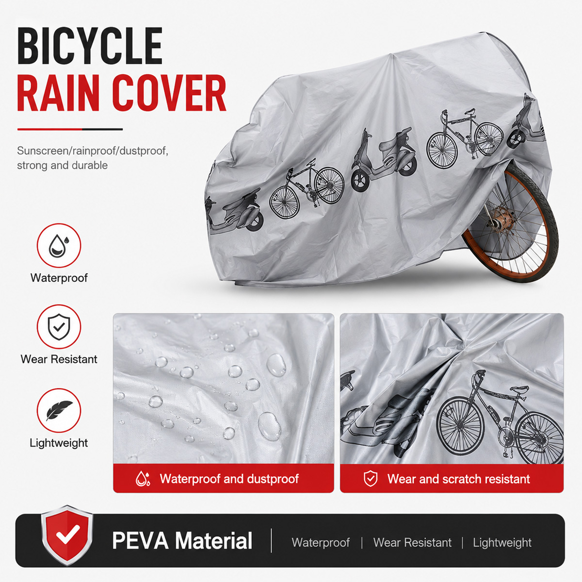 PINMOAP - Funda impermeable un - Cycling Gear Waterproof reseña y precio