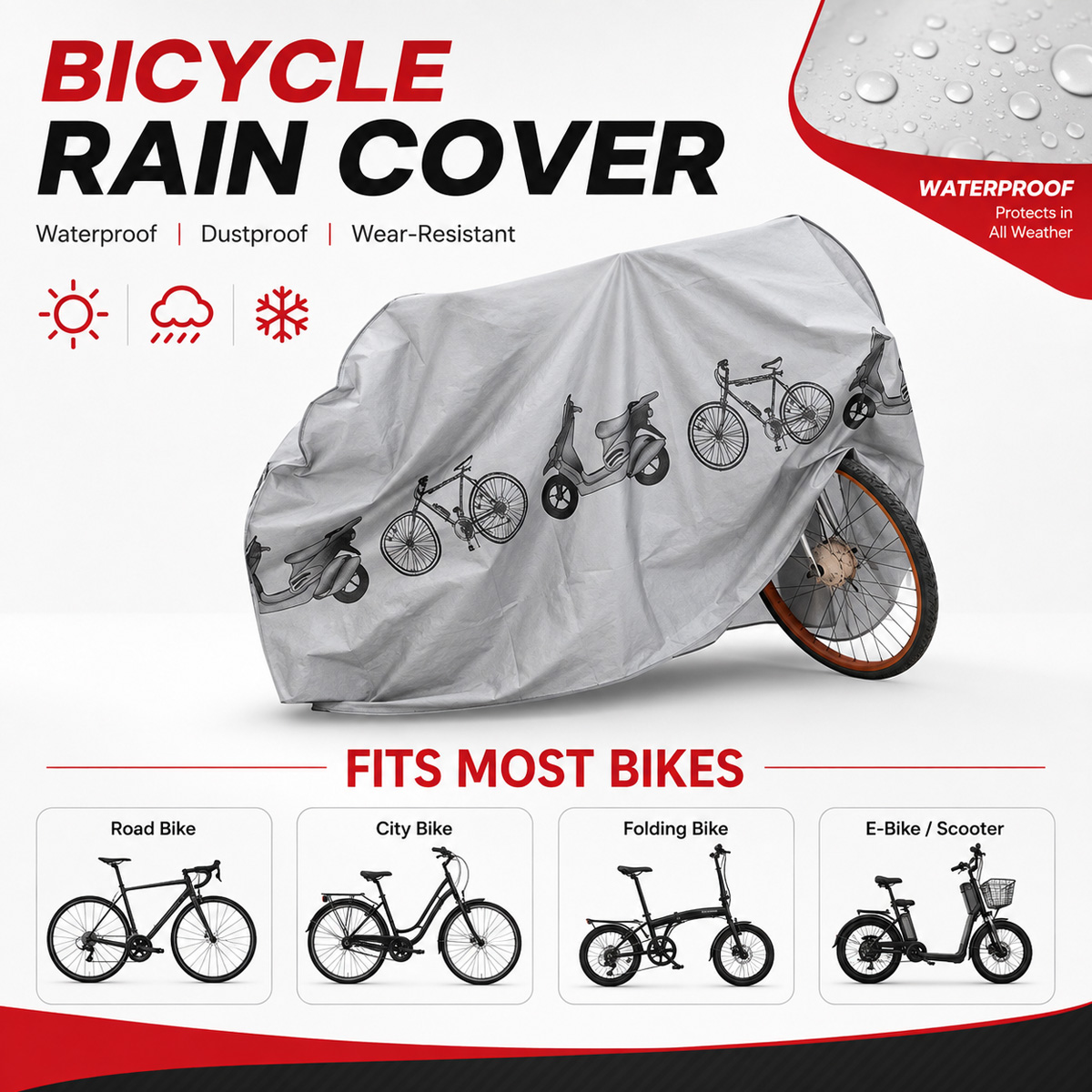 PINMOAP - Funda impermeable un - Cycling Gear Waterproof reseña y precio