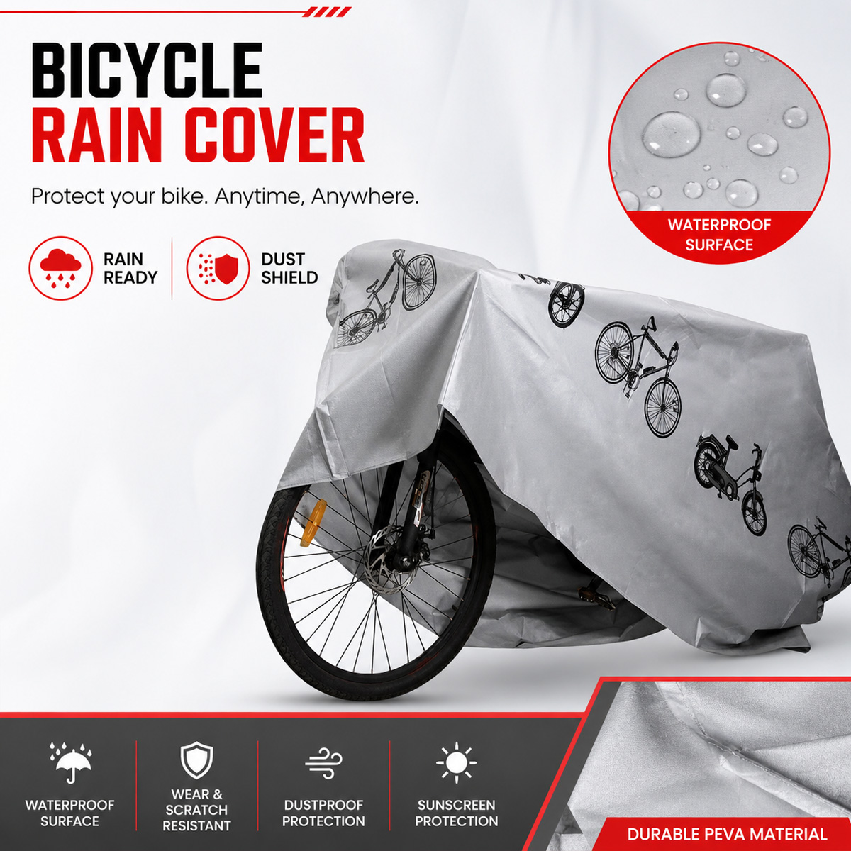 PINMOAP - Funda impermeable un - Cycling Gear Waterproof reseña y precio