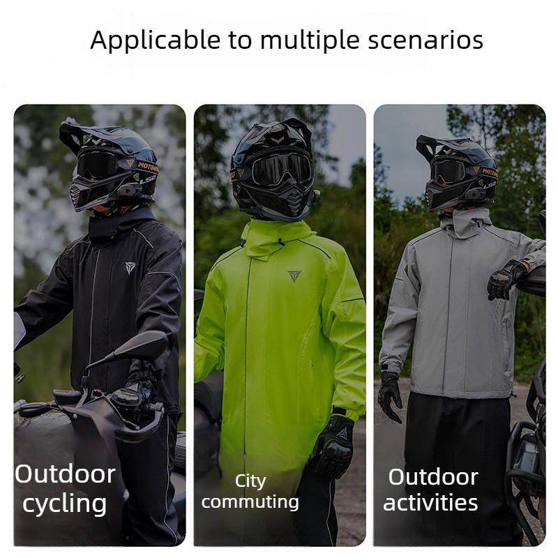 Traje Impermeable para Motocic - Cycling Gear Jacket reseña y precio